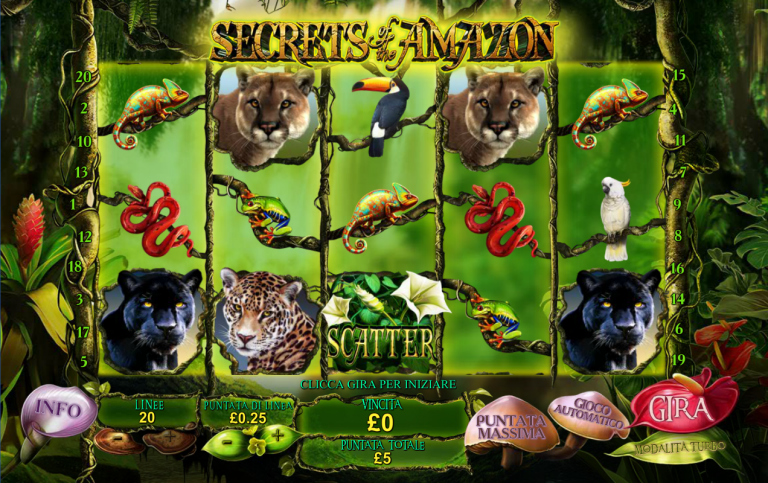 Jogos de slot Secrets of the Amazon