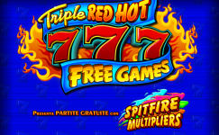 machines à sous gratuites sans téléchargement Triple Red Hot 777